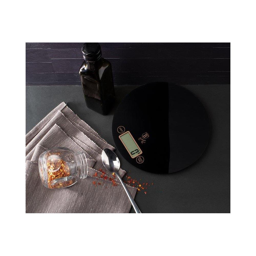 BH-9431 Bilancia da cucina super piatta in nero rosa - Foto 2
