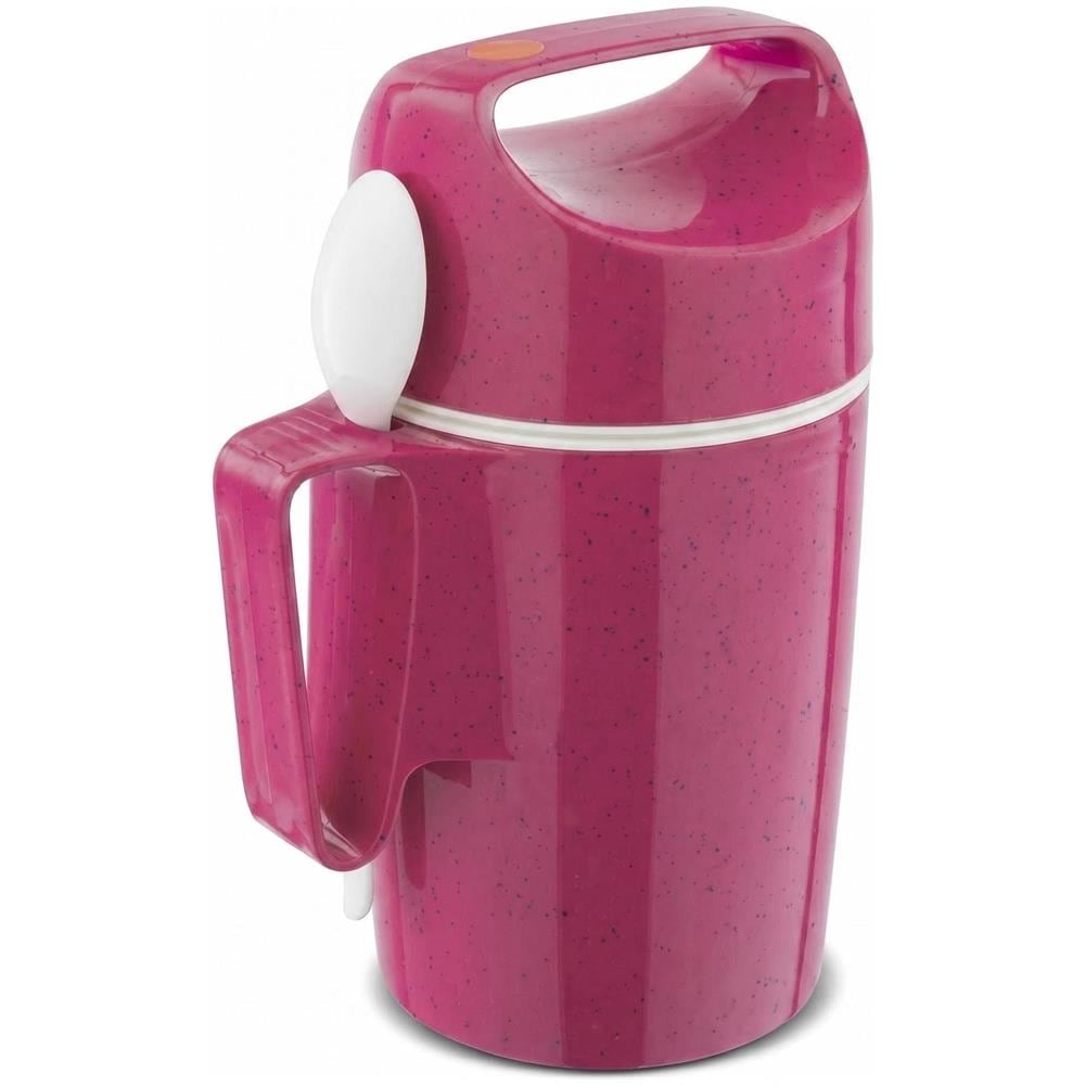 Tazza termica - Dirk 850 - Apertura larga - Lunch box con cucchiaio - Mantiene il caldo per 12 ore - Pitaya - Foto 1