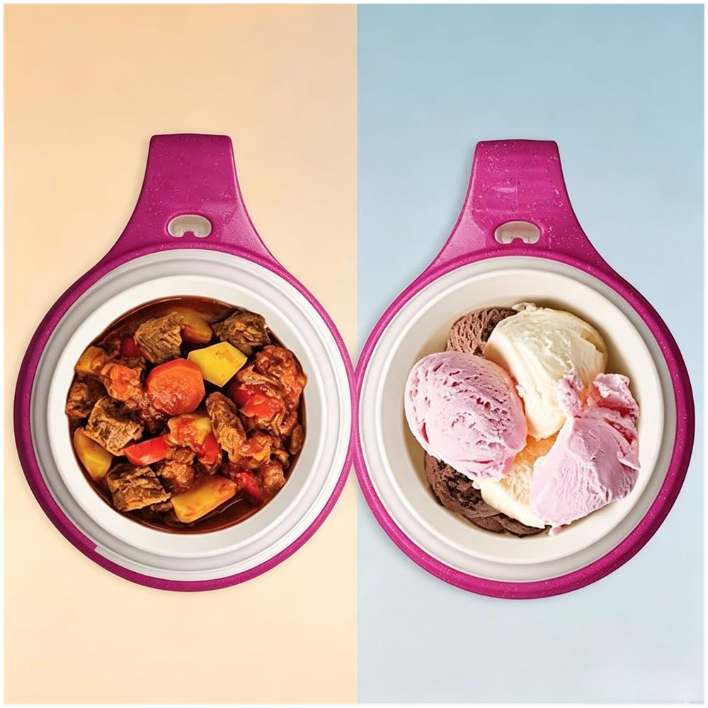 Tazza termica - Dirk 850 - Apertura larga - Lunch box con cucchiaio - Mantiene il caldo per 12 ore - Pitaya - Foto 4