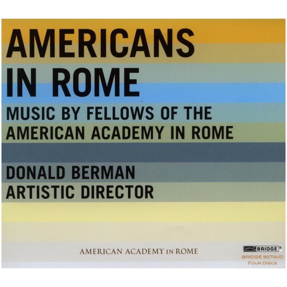 Fellows Of The American Academy In Rome - Americans In Rome (4 Cd)  - Foto 1