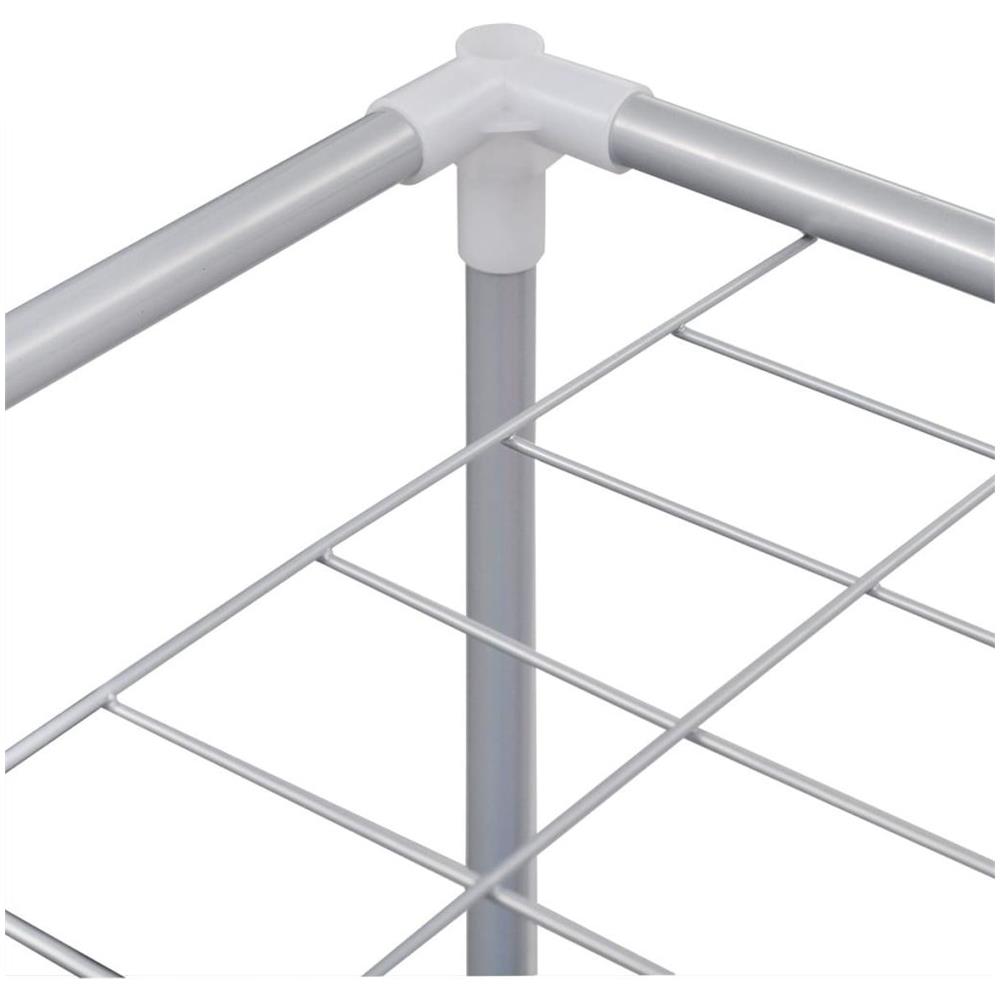 Struttura Portabiancheria a 2 Sezioni con Stendibiancheria - Foto 10