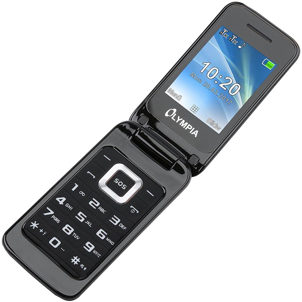 Luna Senior Phone Nero Dual Sim Display 2.4" +Slot MicroSD con Tasti Grandi +Tasto SOS Bluetooth Fotocamera - Europa - Foto 7
