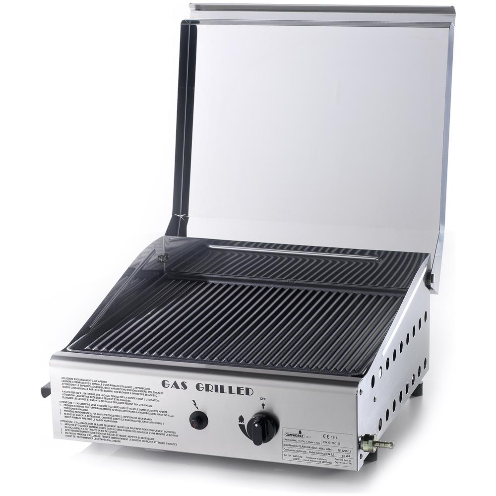 Piastra Di Cottura In Ghisa A Gas Gpl E Metano Plancha Single 4043 Cover / m - Foto 1