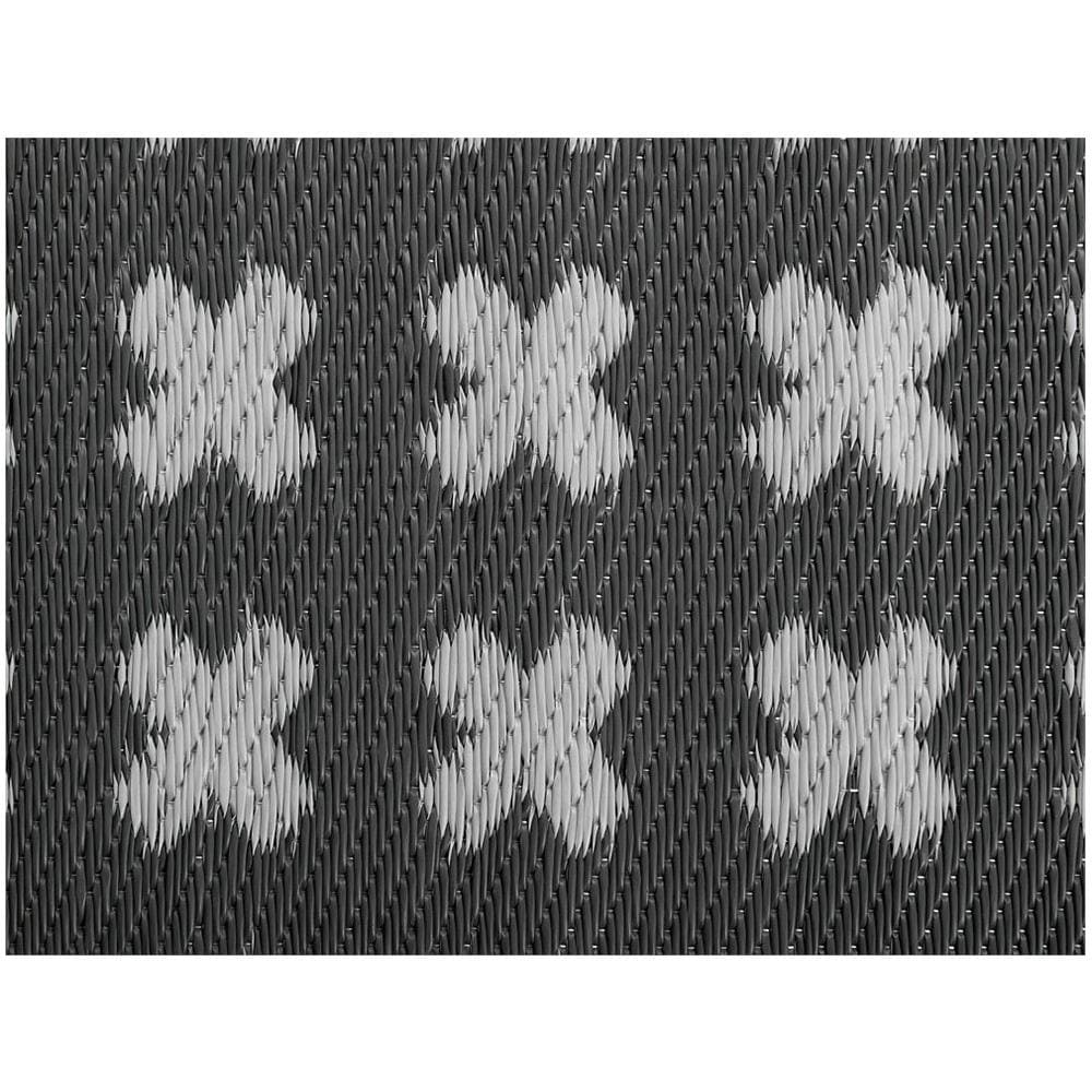 Tappeto Da Esterno Nero Con Motivo Geometrico 90 X 180 Cm Rohtak - Foto 9