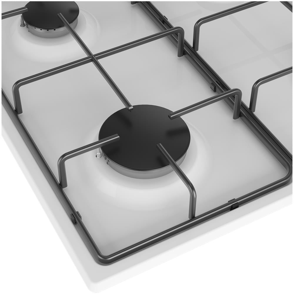 Piano Cottura HIGG 64123 SW a Gas 4 Fuochi Gas Colore Bianco - Foto 6