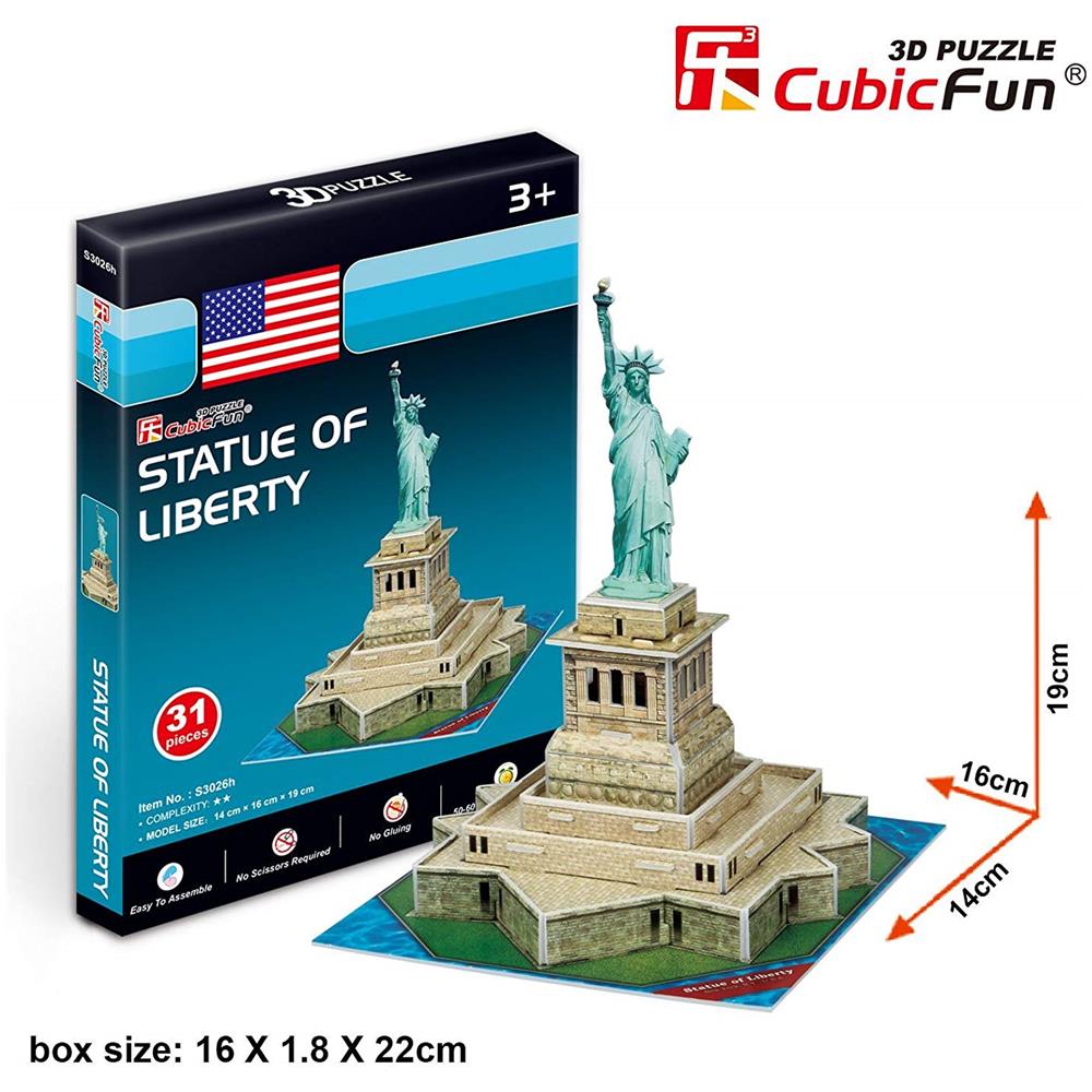 Puzzle 3d Monumenti S: Statue Of Liberty - Foto 1