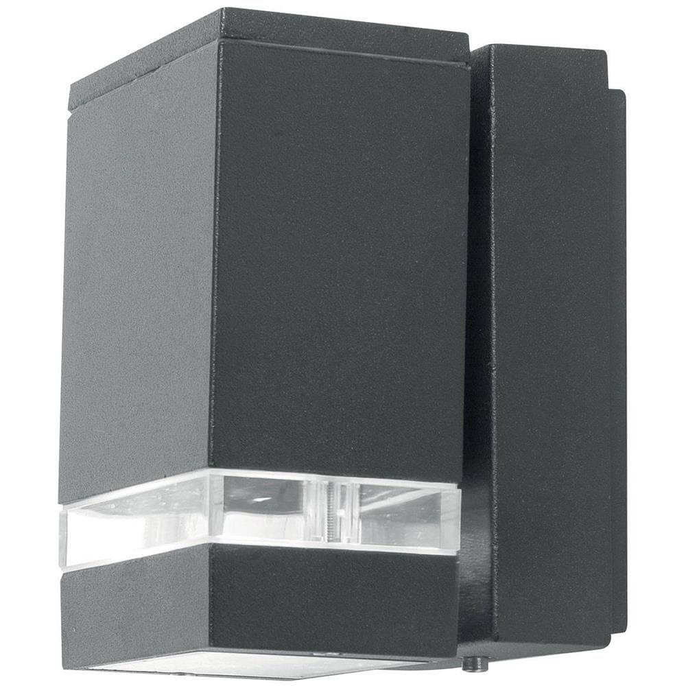 Applique Da Esterno A Led 2 Luci Grafite Ip44 - Foto 1