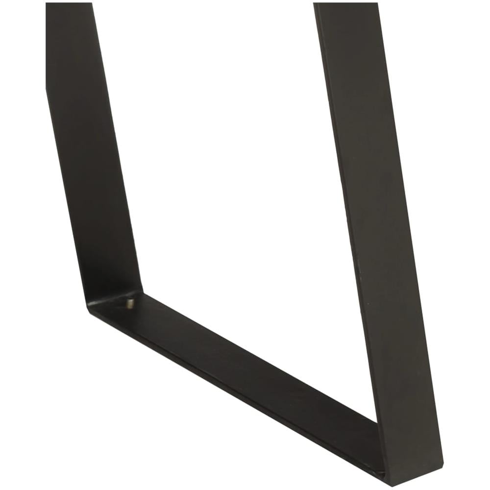 Tavolo Consolle 100x35x76cm In Massello D'acacia Con Bordi Vivi - Foto 11