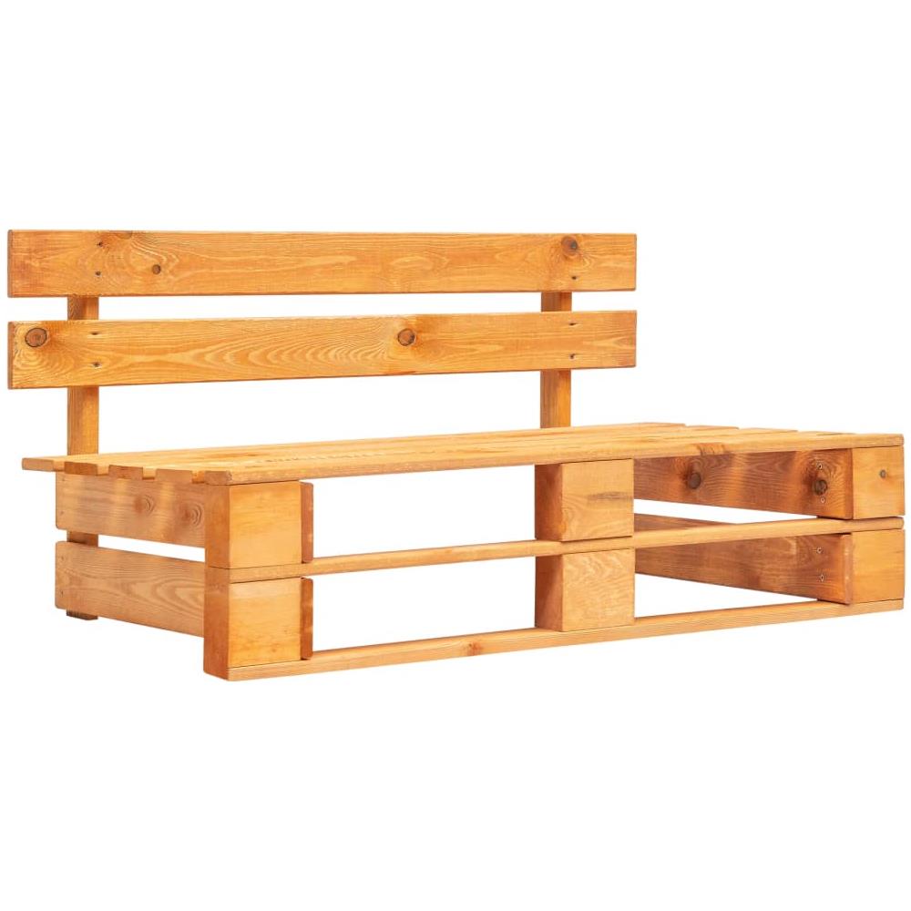 Set Divani su Pallet 6 pz Marrone Miele in Pino Impregnato - Foto 3