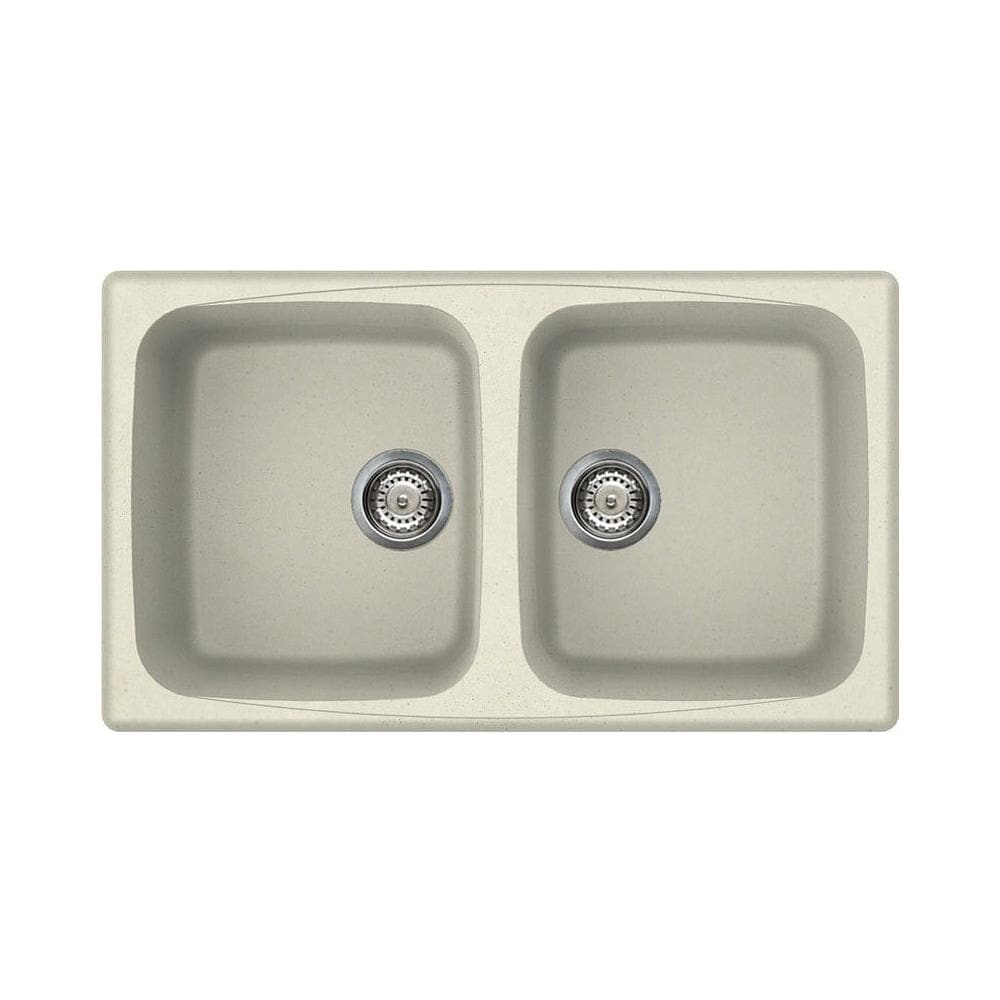 Lavello da Incasso LGM45062 2 Vasche 86 x 50 Colore Bianco Antico - Foto 1