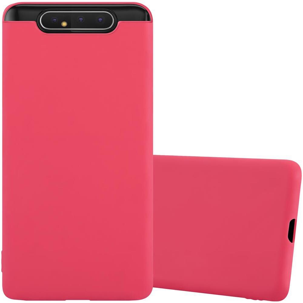Custodia Compatibile Con Samsung Galaxy A80 / A90 In Candy Rosso - Coperchio Protettivo In Silicone Tpu Flessibile - Foto 1