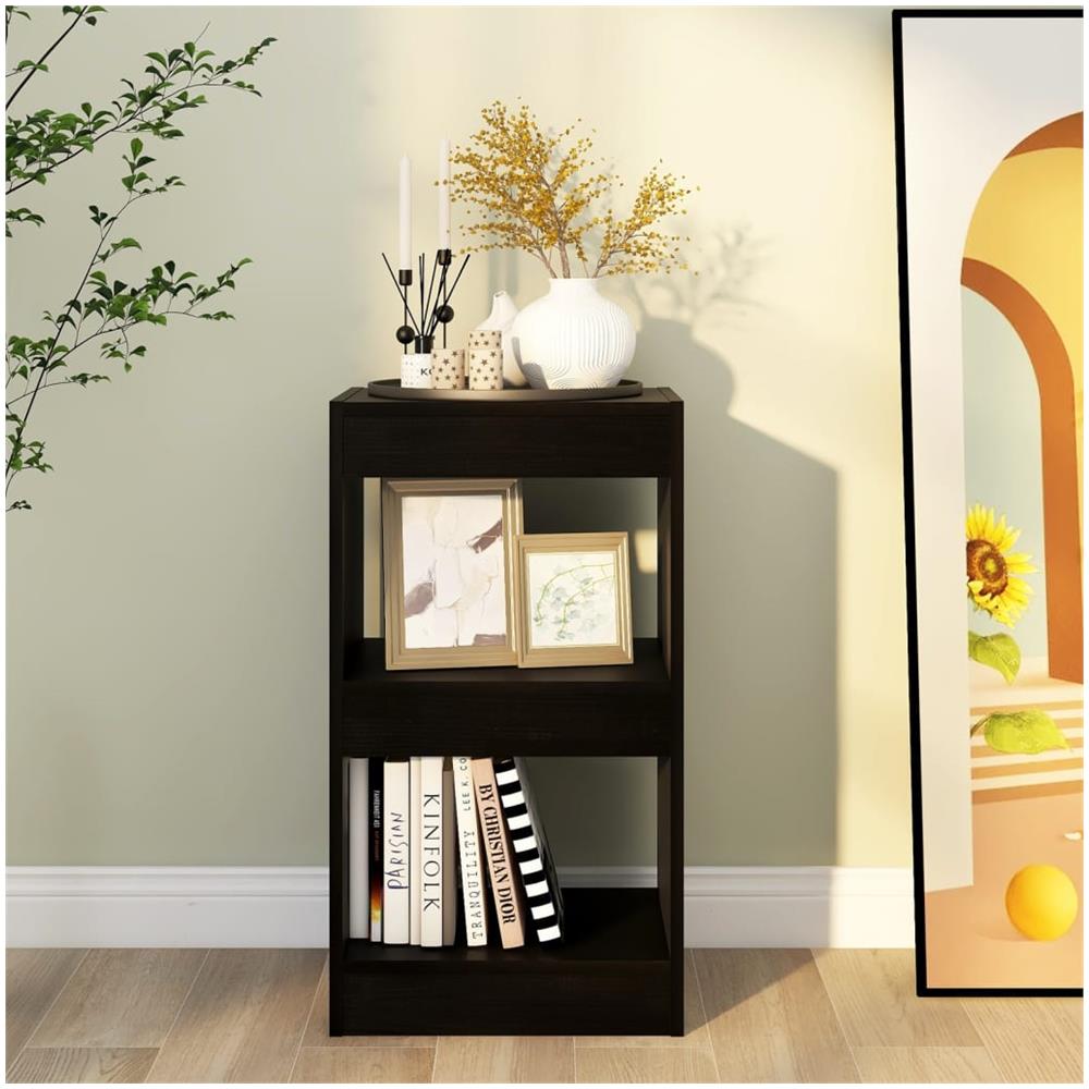 Libreria / divisorio Nero 40x30x72 Cm - Foto 3