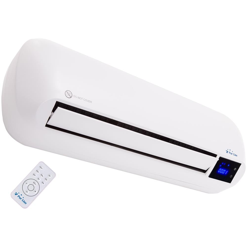 Stufa Elettrica Da Parete 2000w Bianco Telecomando Timer E 3 Modalità Di Utilizzo - Foto 2