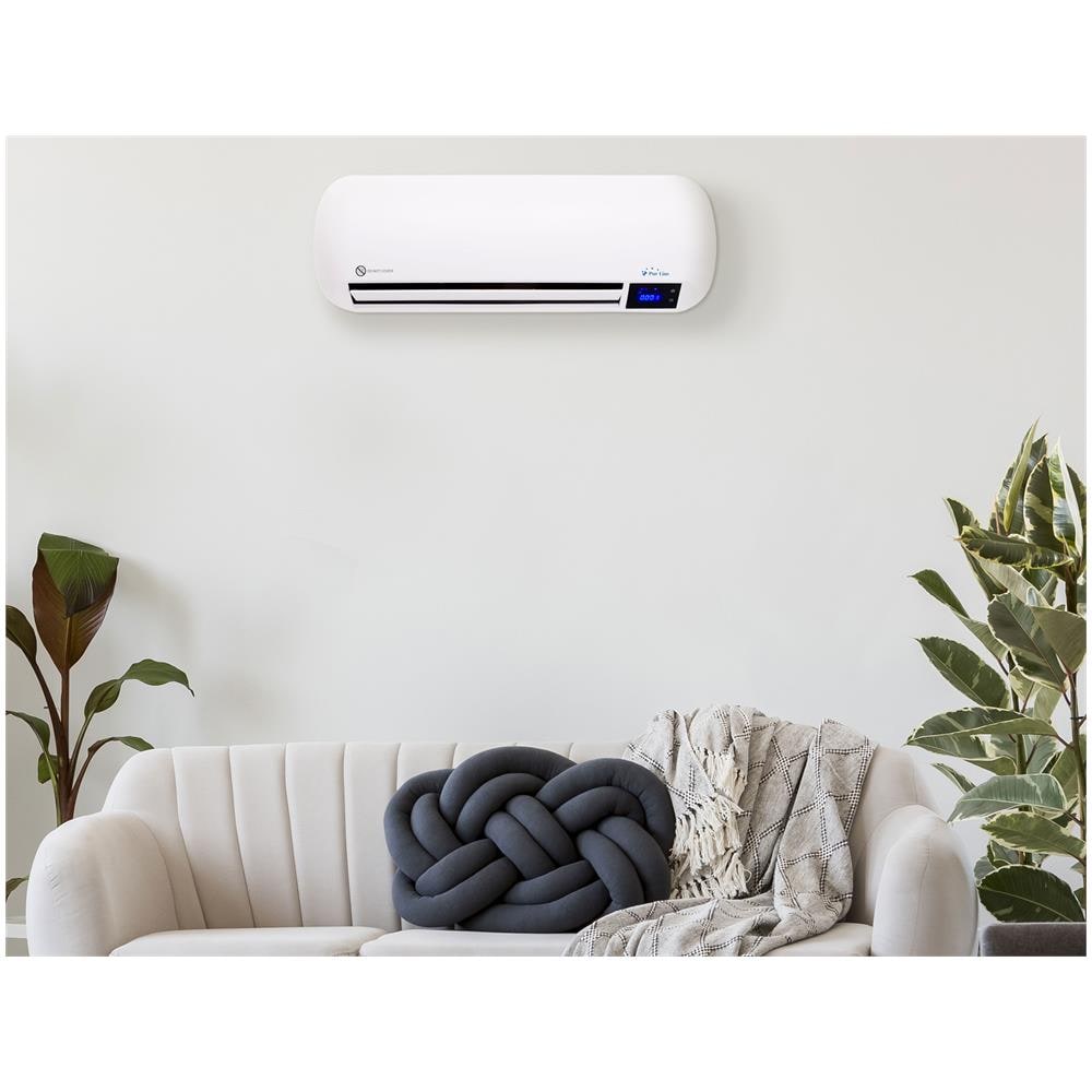 Stufa Elettrica Da Parete 2000w Bianco Telecomando Timer E 3 Modalità Di Utilizzo - Foto 7