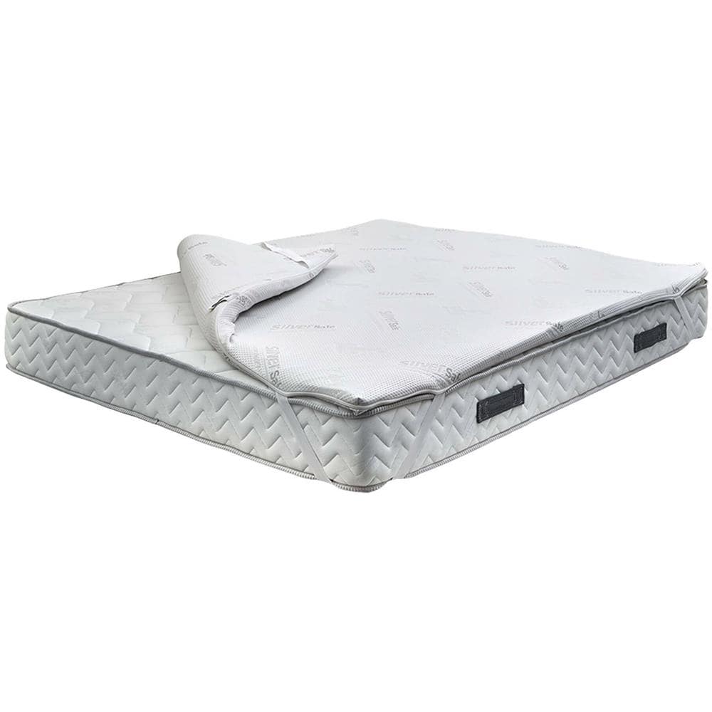 Topper Singolo Regolo, Sovra Materasso Per Migliorare La Postura, Topper Memory Foam, Topper Anallergico E Traspirante, 100% Made In Italy, 90x200xh5 Cm - Foto 1
