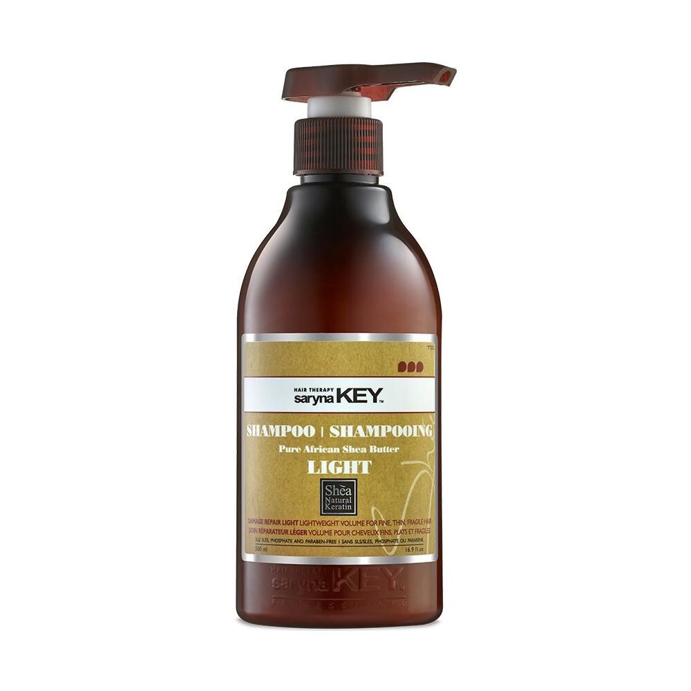 Shampoo Cura Riparatore Leggero Light Burro Di Karite Puro D'africa 500ml Damage Repair - Foto 1