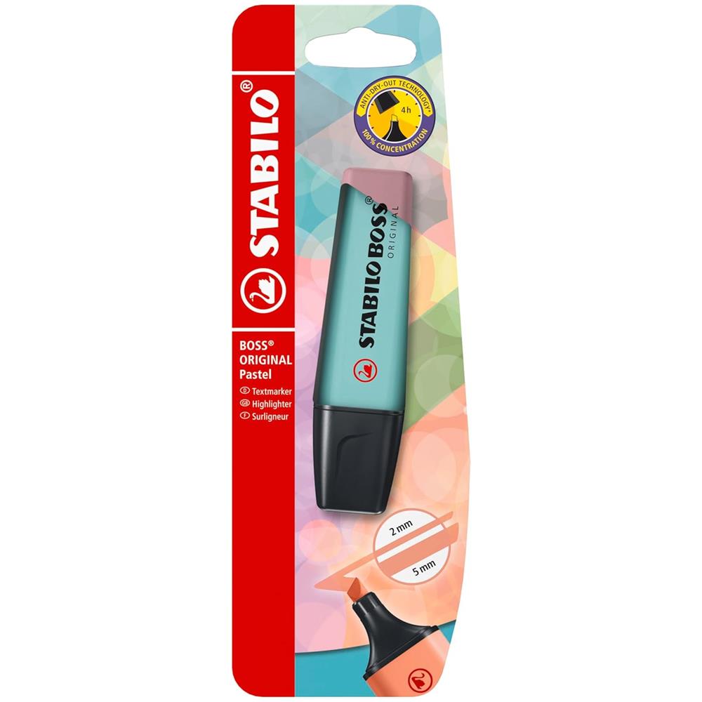 BOSS ORIGINAL Pastel - Evidenziatore - Pack da 1 - Carta da Zucchero - Foto 1