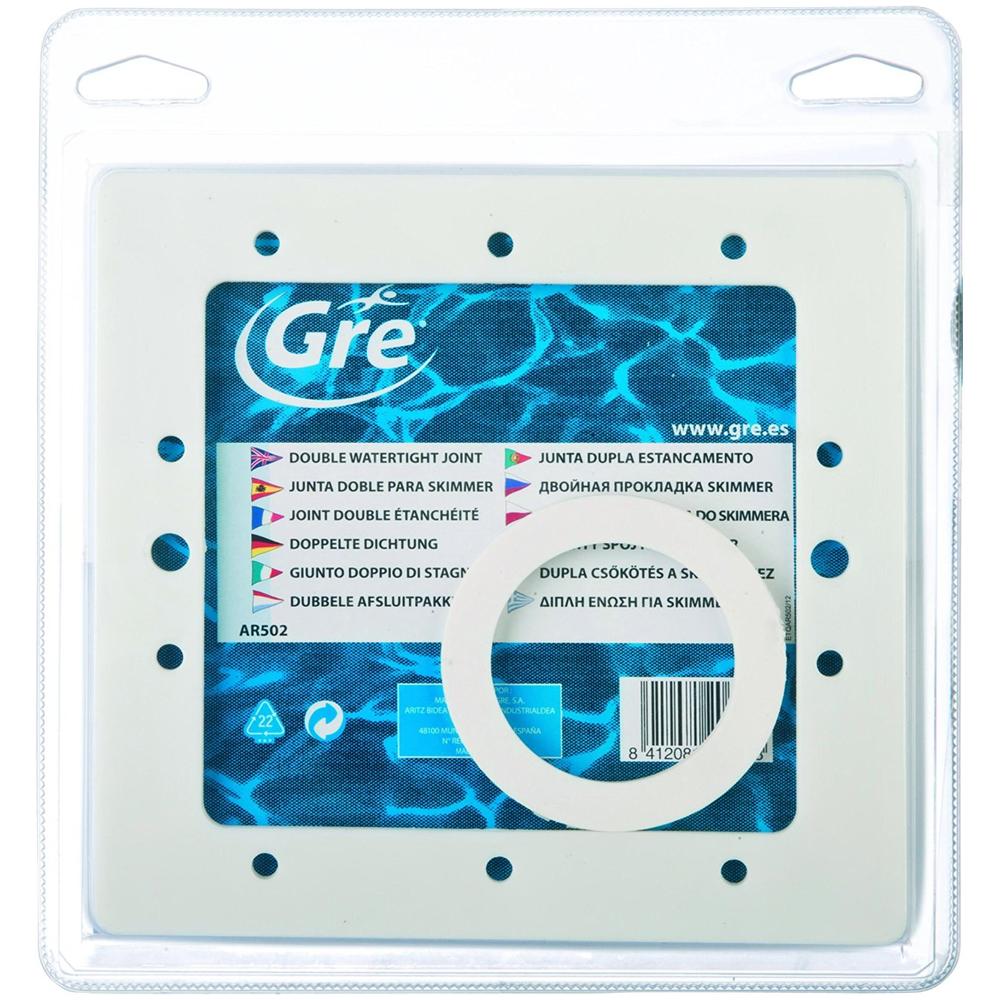 2 Guarnizioni Standard Per Skimmer, 20,5x19,5 Cm, 2 Guarnizioni Valvola Di Ritorno - Foto 1