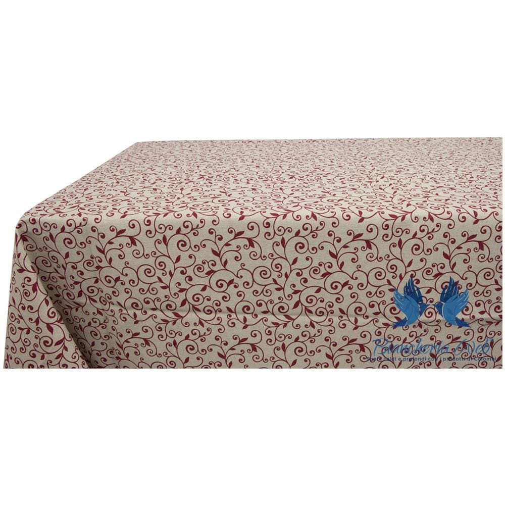 Tovaglia Miros Disegno Stefy 140x180 Bordeaux - Foto 2