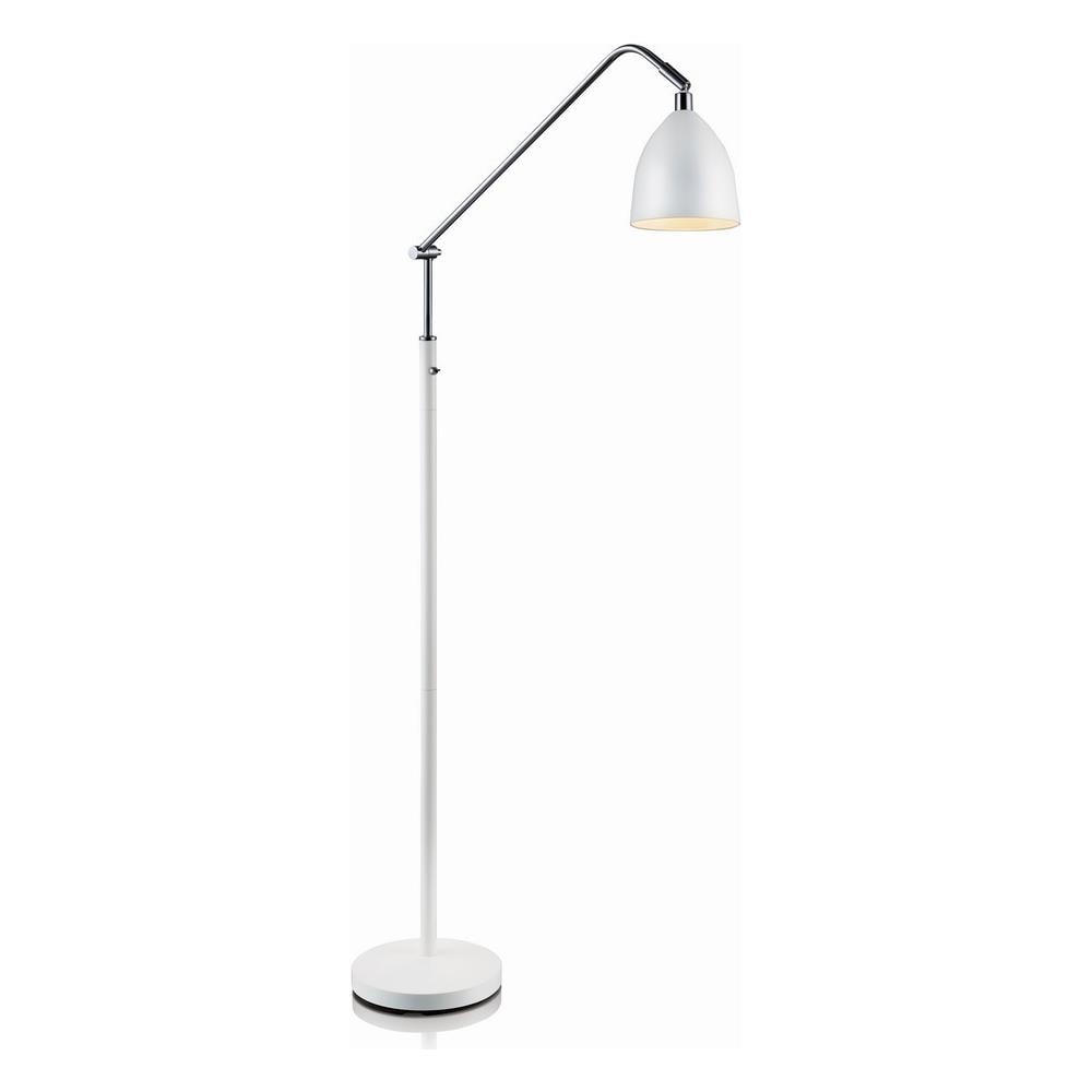 105022 - Lampada Da Lettura In Metallo, E27, 53 X 152 Cm, Colore: Bianco - Foto 2