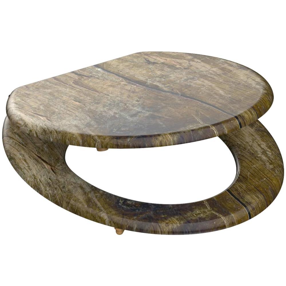 Tavoletta WC SOLID WOOD in MDF Stampato - Foto 2