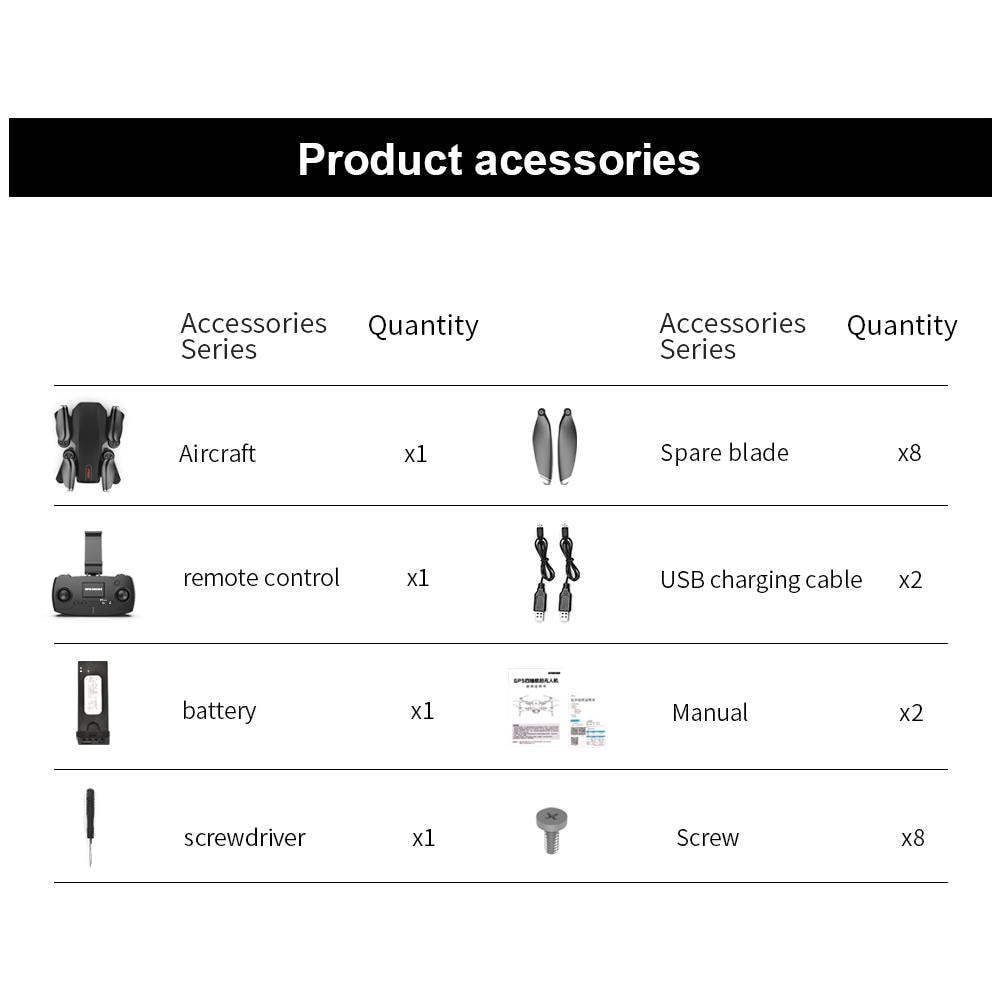 F188 1km Fotocamera Drone 6k Gps Professionale 5g Wifi Fpv Brushless Professional | elicotteri Rc - Foto 2