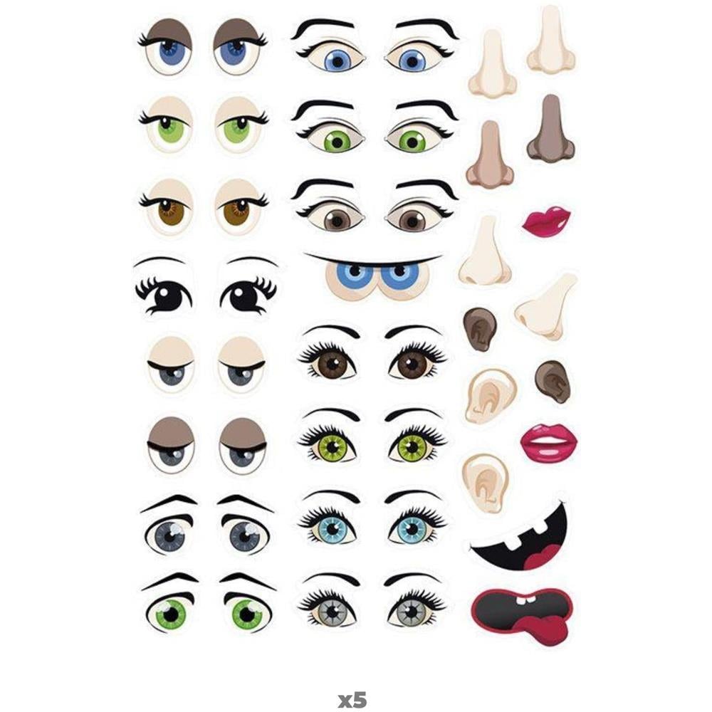 620 Figurine Adesive - Occhi E Viso - Foto 1