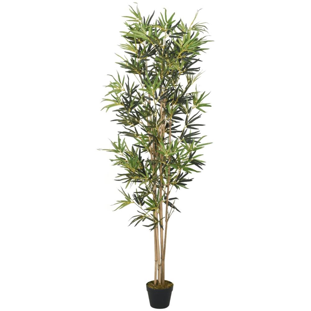 Albero Bambù Artificiale 1104 Foglie 180 Cm Verde - Foto 1