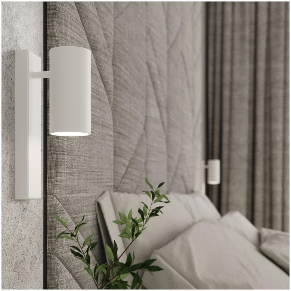 Lampada Da Parete Utti Bianco Sl. 1076 - Moderno Lampade Da Parete Bianco 15x6x10 Cm - Foto 1