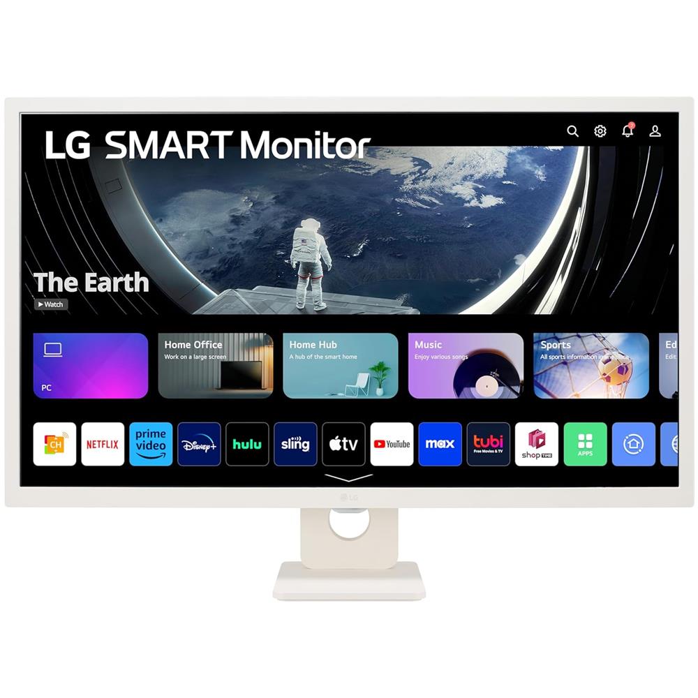 Monitor 31.5" LED 32SR50F-W 1920 x 1080 Full HD Tempo di Risposta 8 ms Frequenza di Aggiornamento 60 (Hz) . - Foto 1