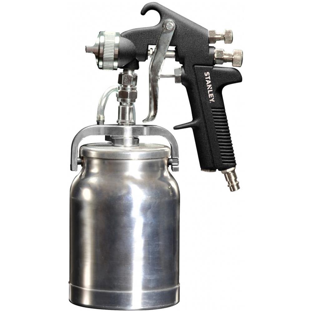 Pistola per Verniciatura Aerografo Pro Capacit? 1 Litro Ugello da 1,8 mm - Foto 1
