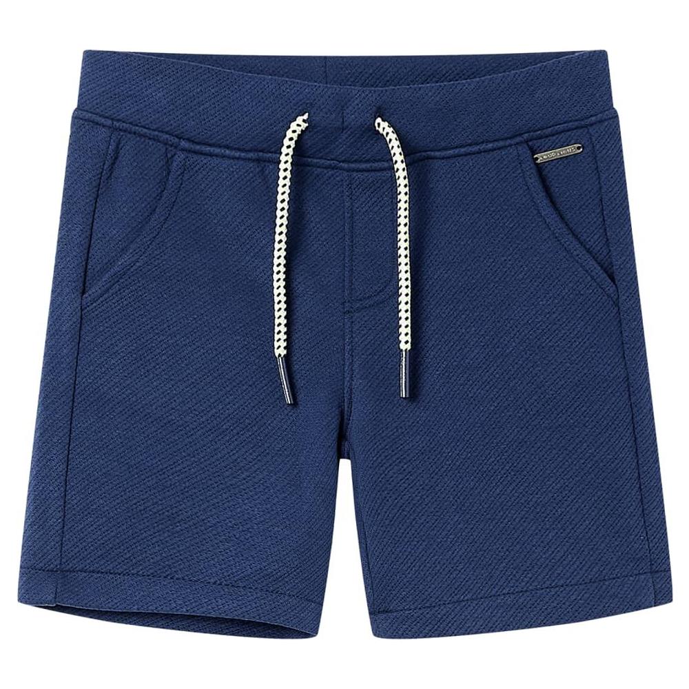 Pantaloncini per Bambini con Coulisse Blu Scuro 140 - Foto 1