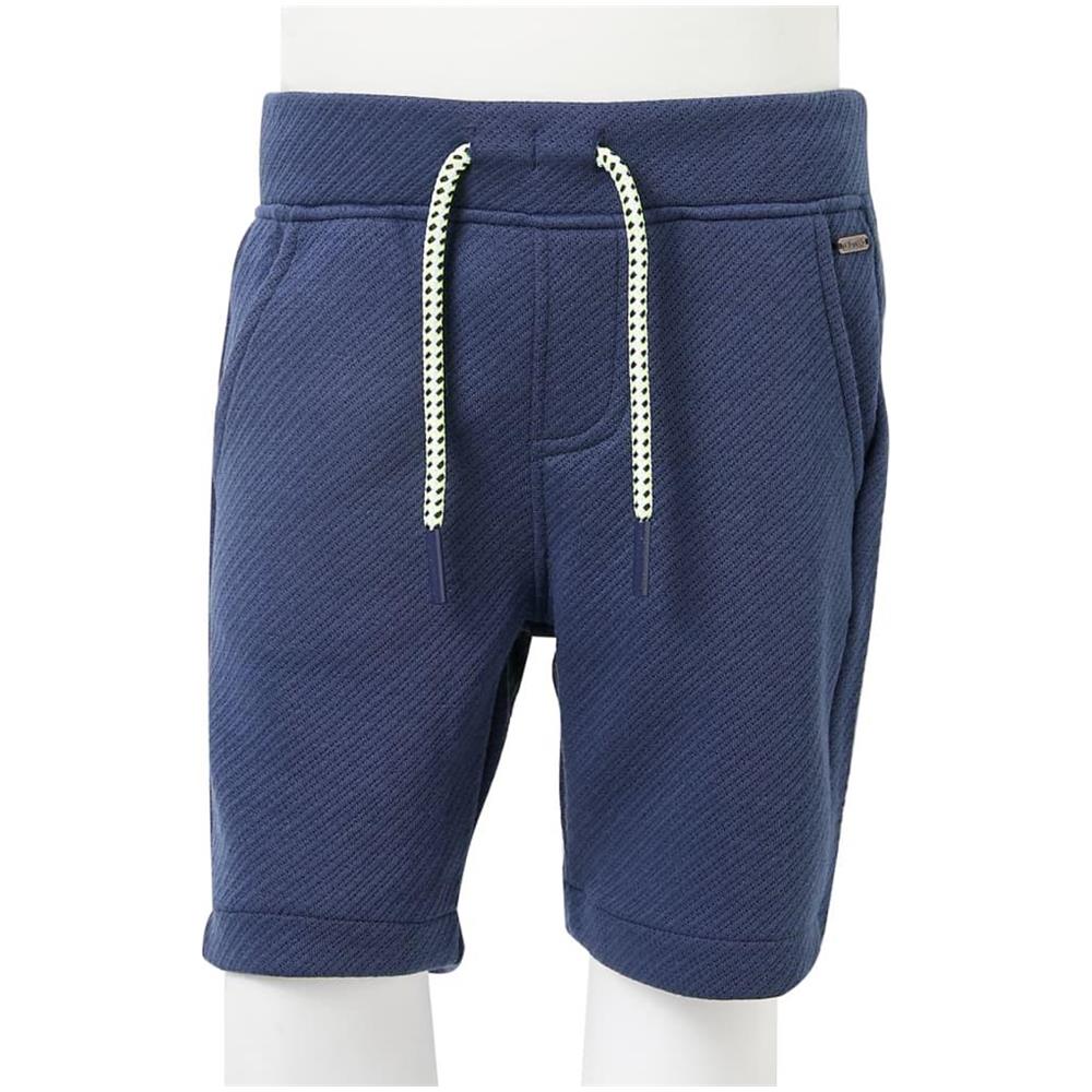Pantaloncini per Bambini con Coulisse Blu Scuro 140 - Foto 8