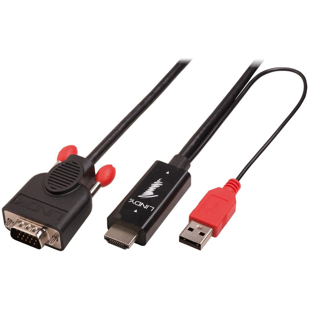 Cavo Adattatore HDMI a VGA, 3m - Foto 1