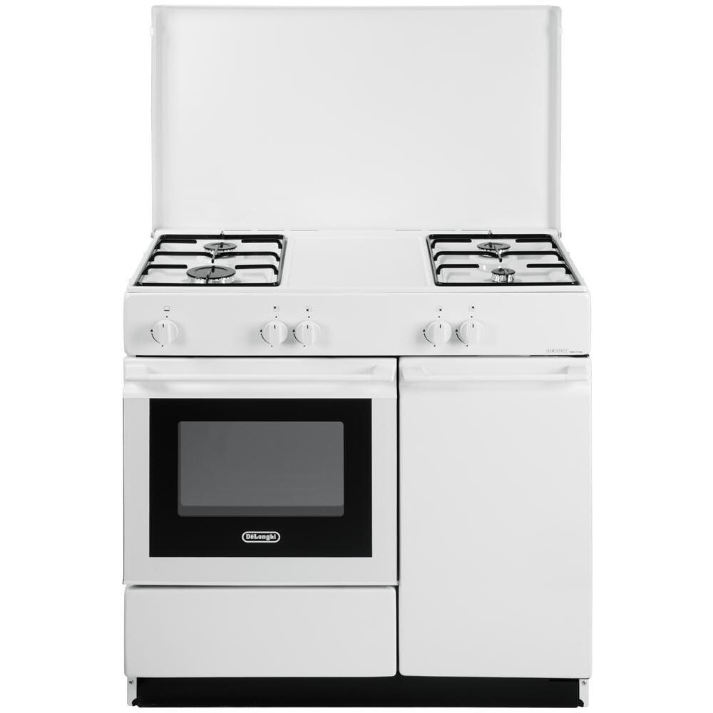 De Longhi - Cucina SGW-854N a Gas 4 Fuochi e Forno a Gas Colore Bianco -  ePRICE
