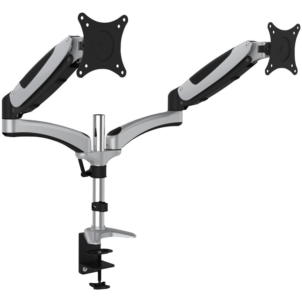 Supporto Da Tavolo Per Due Schermi Led / Lcd Con Molla A Gas - Foto 1