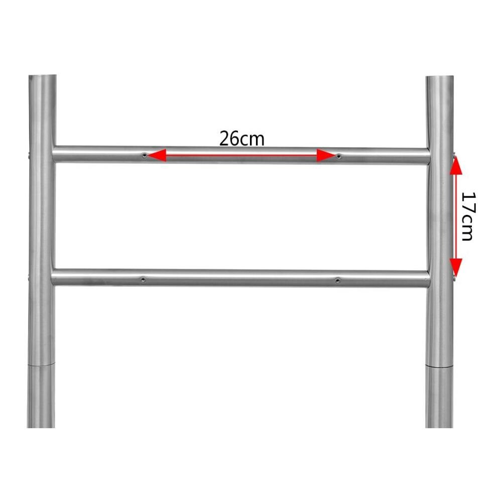 Supporto Per 4 Bici Da Pavimento Autoportante In Acciaio Zincato – Dimensioni 103,5x41x42 Cm