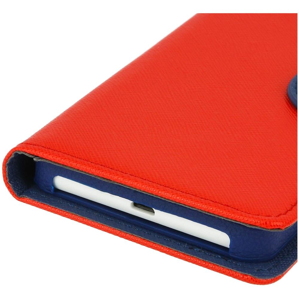 Custodia Portafoglio Fancy Style Per Smartphone Taglia Xxl - Rossa - Foto 10