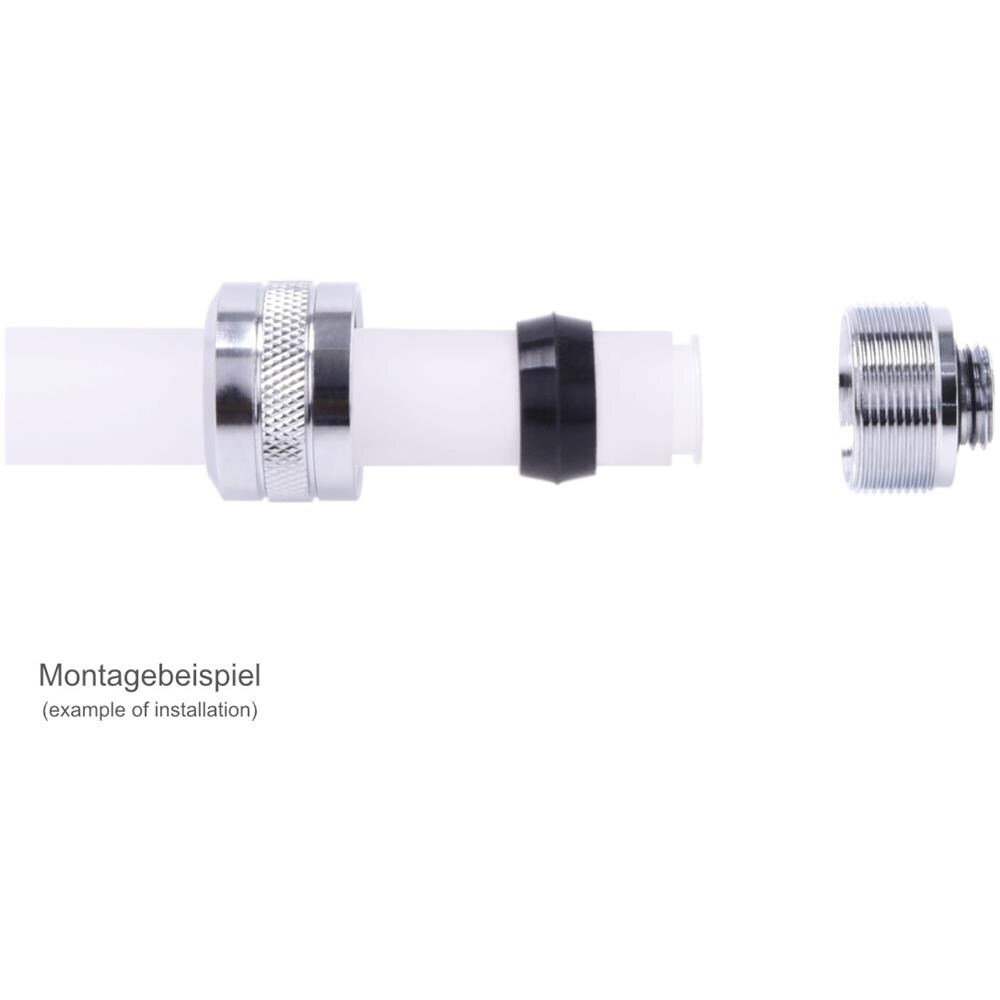 Eiszapfen Pro 13mm Hardtube Fitting G1/4 - Chrome Sixpack - Foto 2