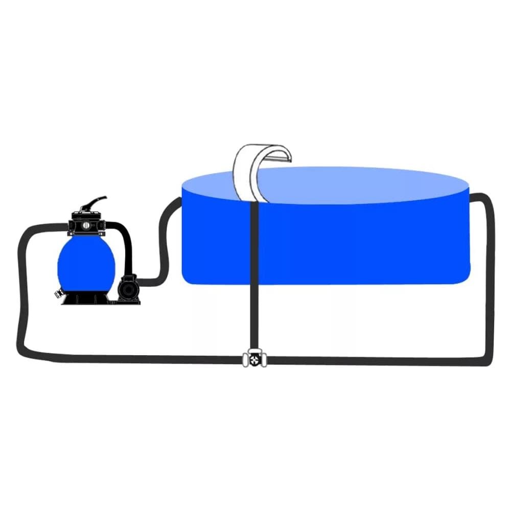 Fontana per Piscina con LED in Acciaio Inox 30x60x45 cm - Foto 10