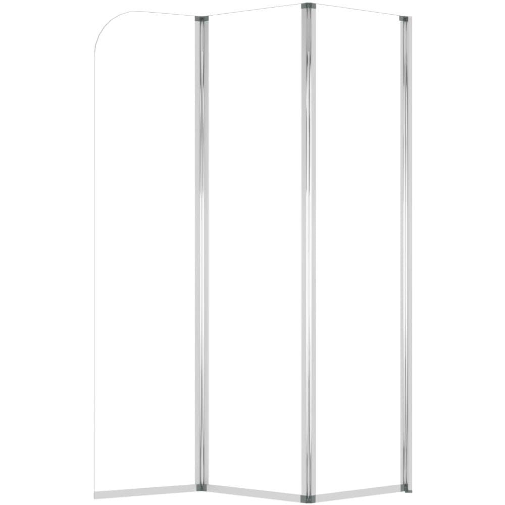 Cabine da Bagno 2 pz 104x130 cm in Vetro Temperato Trasparente - Foto 8