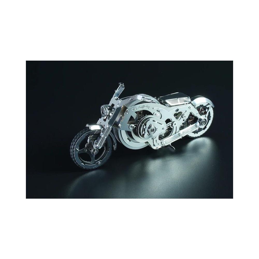 Kit Puzzle Meccanico 3d, Metallo, Timeformachine, Modello Rider Cromato - Foto 1