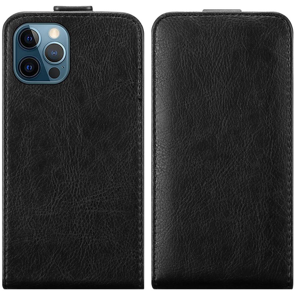 Custodia Compatibile Con Apple Iphone 12 Pro Max In Nero Di Notte - Coperchio Protettivo In Design Flip Con Chiusura Magnetica - Foto 8