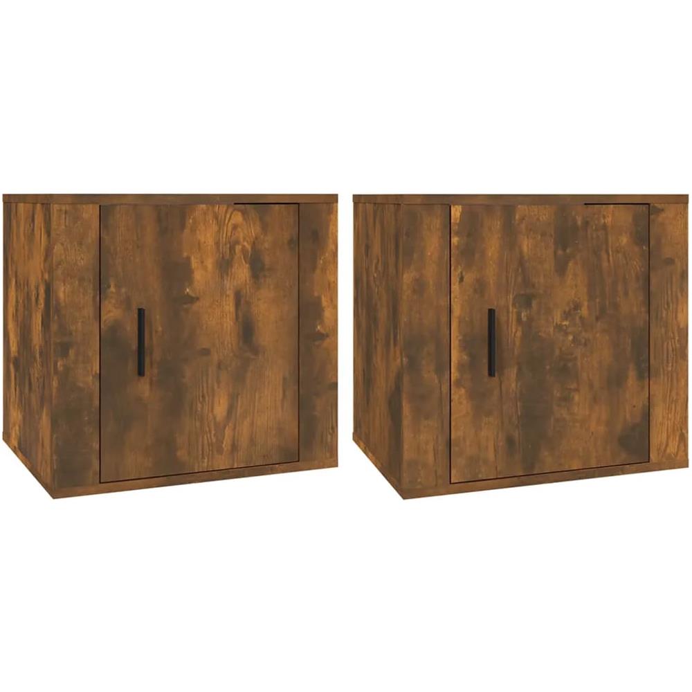 Comodini 2pz Rovere Fumo 50x39x47 Cm - Foto 2