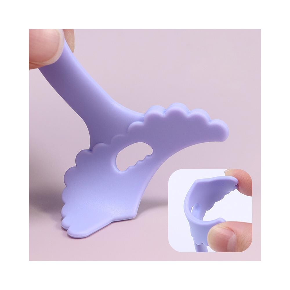 Pennelli Per Ciglia In Silicone Confezione Da 4, 1 Stencil Per Eyeliner - Foto 2