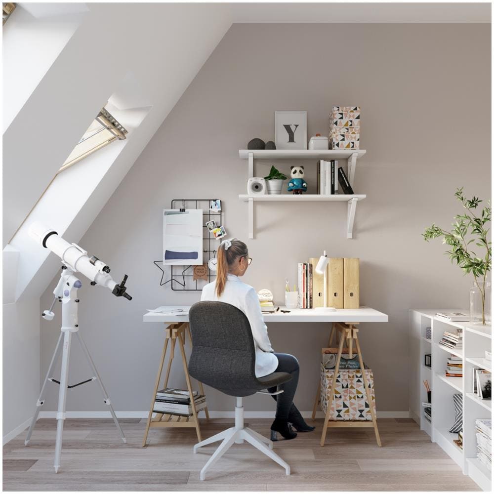 Lampada Da Tavolo Ring Bianco Sl. 1090 - Moderno Lampade Da Scrivania Bianco 43x14.5x19.5 Cm - Foto 7