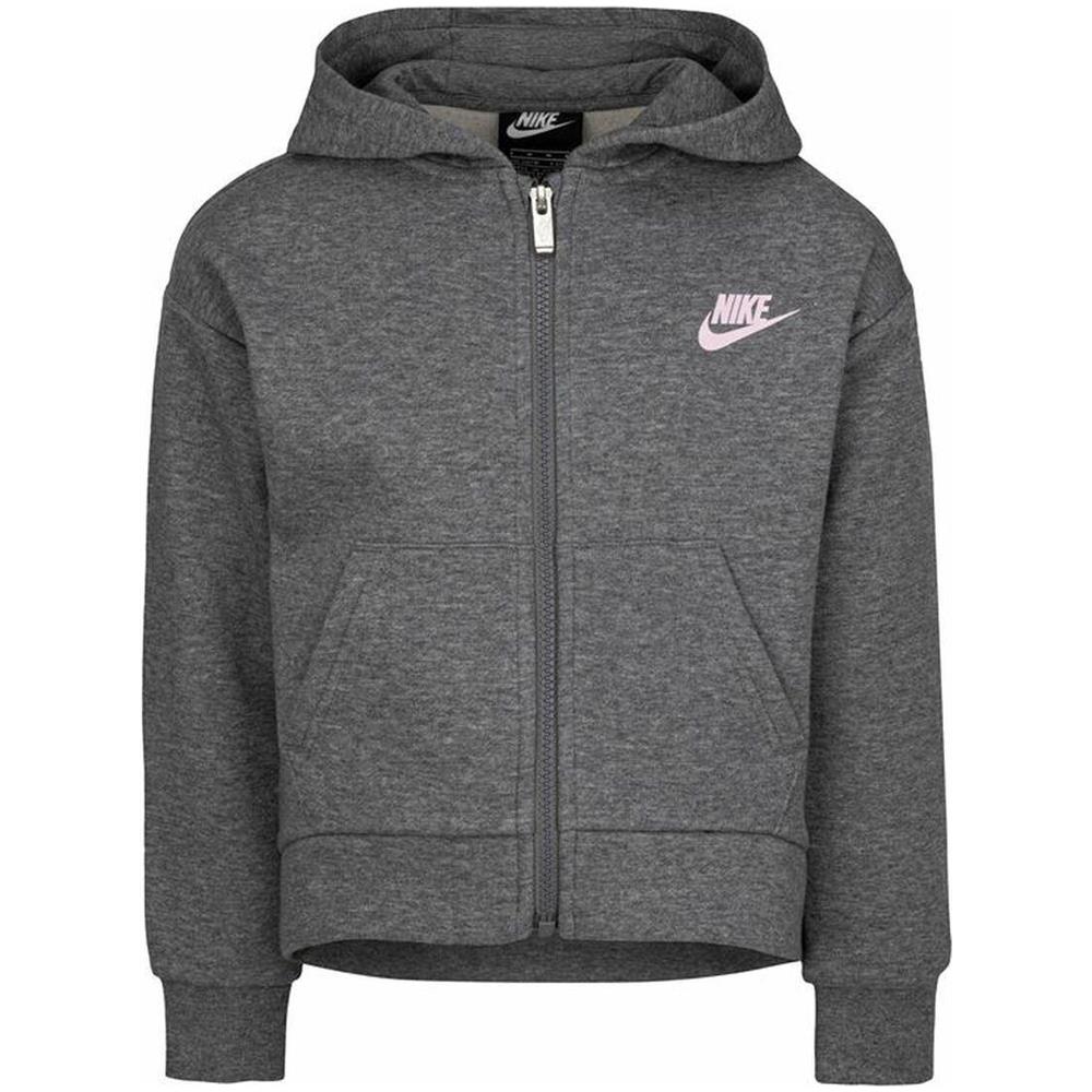 FELPA CON CAPPUCCIO NIKE CLUB 36I254-GEH - Foto 1