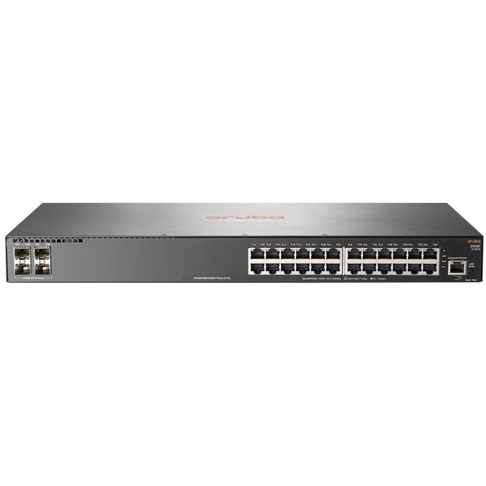 Switch Aruba 2930F 24 Porte Gigabit Ethernet 10 / 100 / 100 Mbps RJ45 con 4 Porte SFP Managed - Foto 1