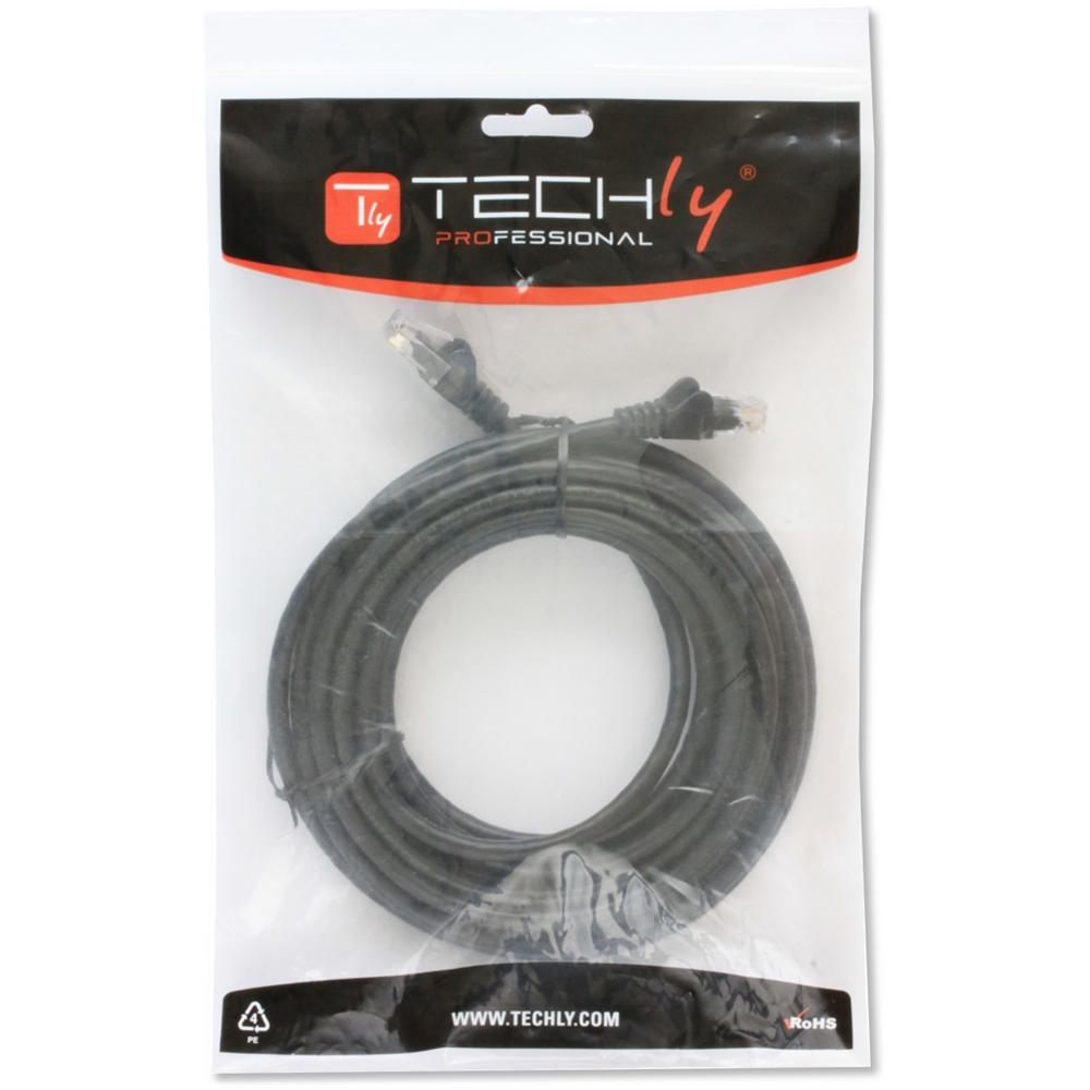 Cavo di Rete Patch ICOC CCA6U-0025-BKT in CCA Cat. 6 0.25 m - Nero - Foto 4