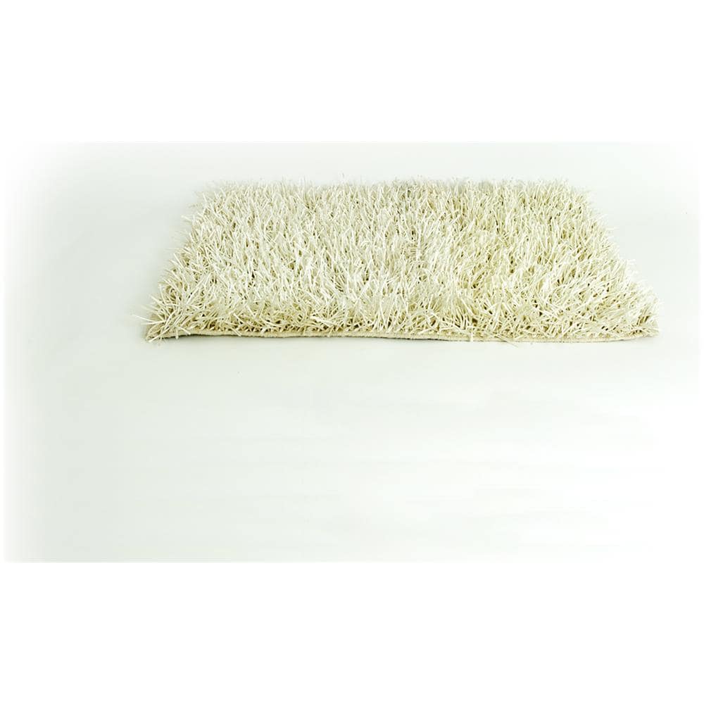 Tappeto Da Cucina E Da Salotto Modello Shaggy 60x160cm Bianco - Foto 1